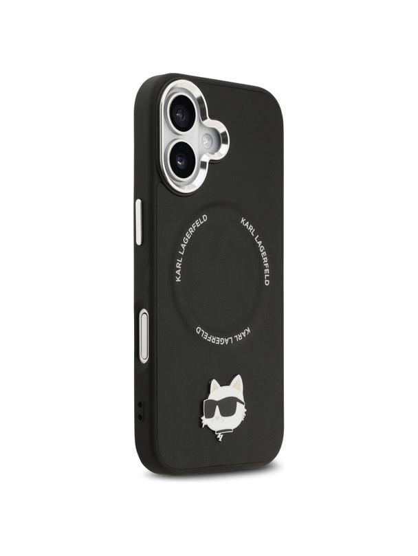 KARL LAGERFELD futerał do IPHONE 17 kompatybilny z MagSafe KLHMP17SPSMLRCHK (PU Choupette Pin) czarny