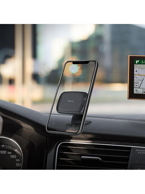 Uchwyt na telefon do samochodu magnetyczny Hoco do deski CA66 czarny
