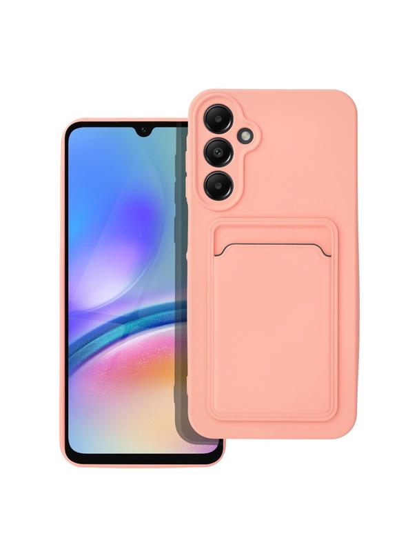 Futerał CARD CASE do SAMSUNG A25 5G różowy