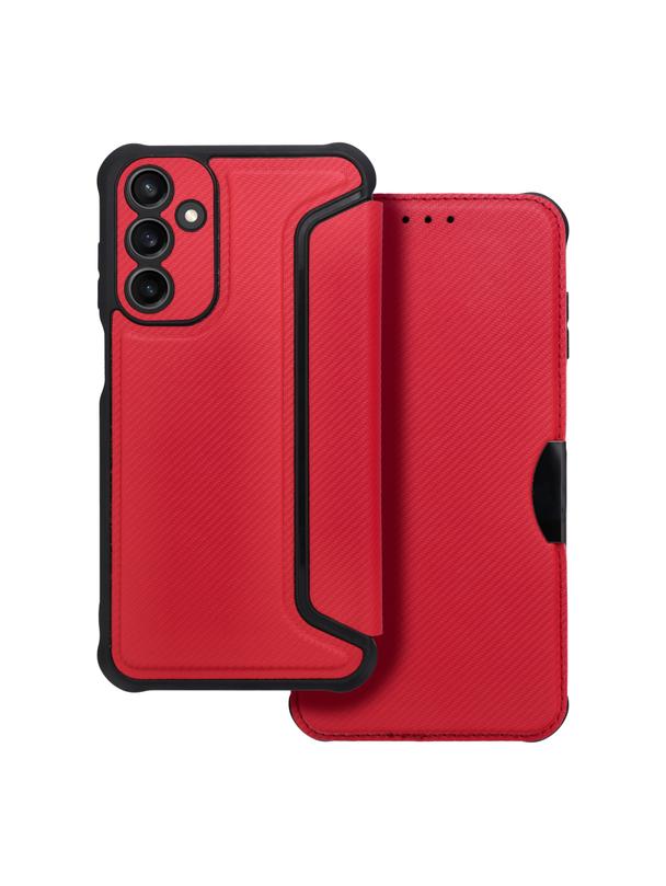 Kabura RAZOR Book do SAMSUNG A15 4G / A15 5G czerwony