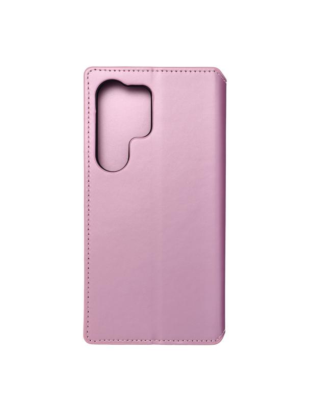Kabura DUAL POCKET Book do SAMSUNG S25 Ultra jasny różowy