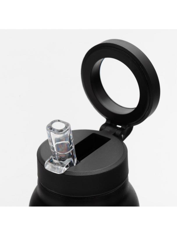 Butelka / bidon na wodę metal z uchwytem kompatybilnym z Magsafe 750ml czarny