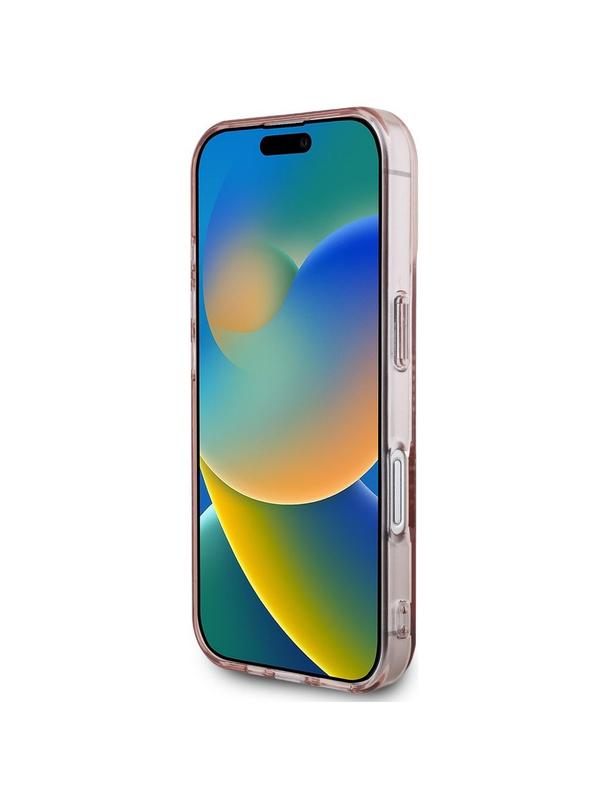 KARL LAGERFELD futerał do IPHONE 16 KLHCP16SHKHDCELP (IML Rhinestones S K Head) różowy