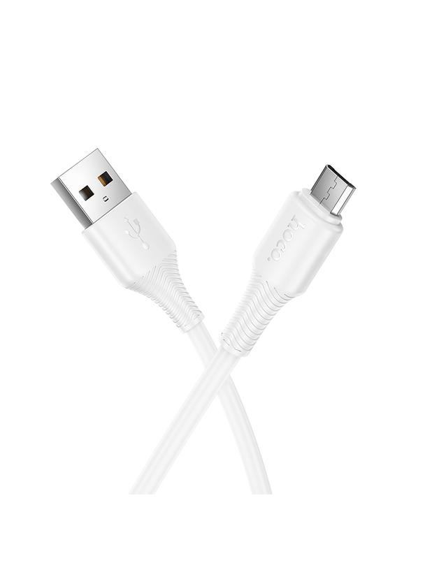 Kabel USB A do Micro USB Hoco 2,4A 1 m X120 biały