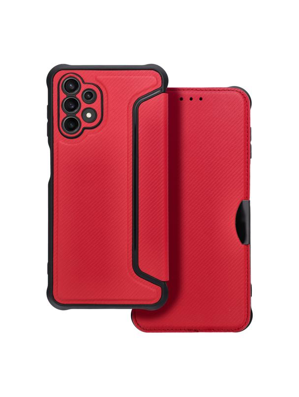 Kabura RAZOR Book do SAMSUNG A13 4G czerwony
