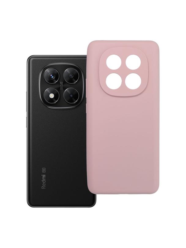 Futerał SILICONE 2mm do XIAOMI REDMI NOTE 14 Pro 5G pudrowy róż