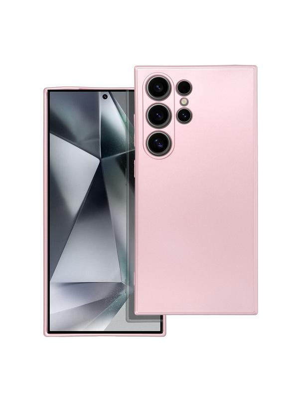 Futerał METALLIC do SAMSUNG S24 Ultra różowy