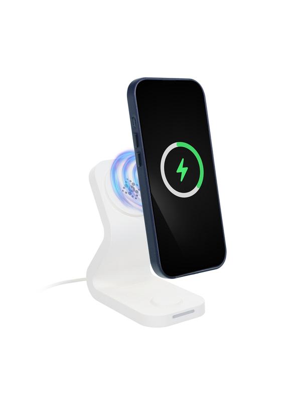 Futerał LEATHER MAG COVER kompatybilny z MagSafe do IPHONE 11 Pro niebieski