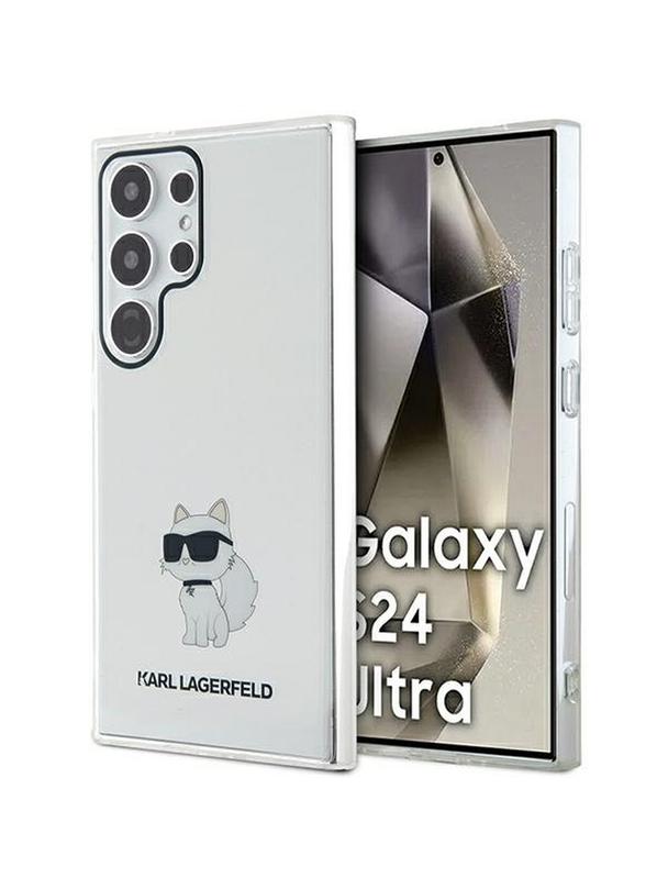 KARL LAGERFELD futerał do SAMSUNG S24 Ultra KLHCS24LHNCHTCT (IML NFT CHOUPETTE) transparentny