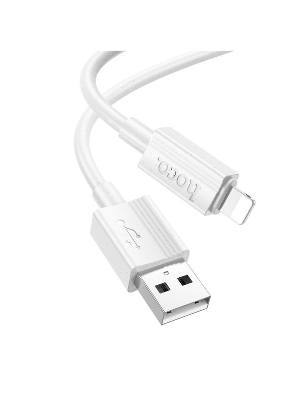 Kabel USB A do Lightning Hoco 2,4A 1 m X107 biały