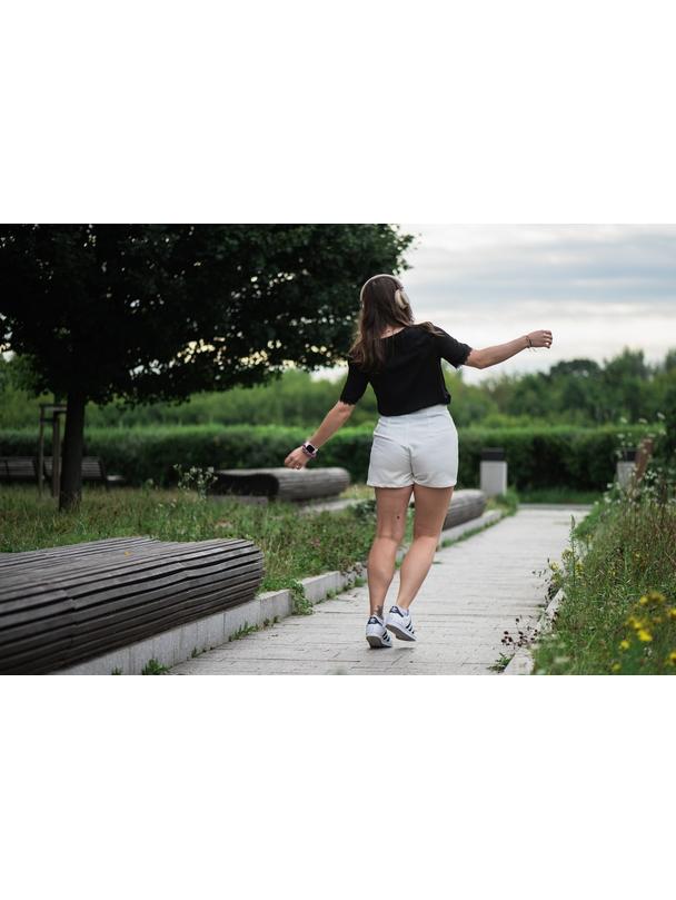 Słuchawki bezprzewodowe nauszne Forcell F-Audio Touch Beat ANC beżowe