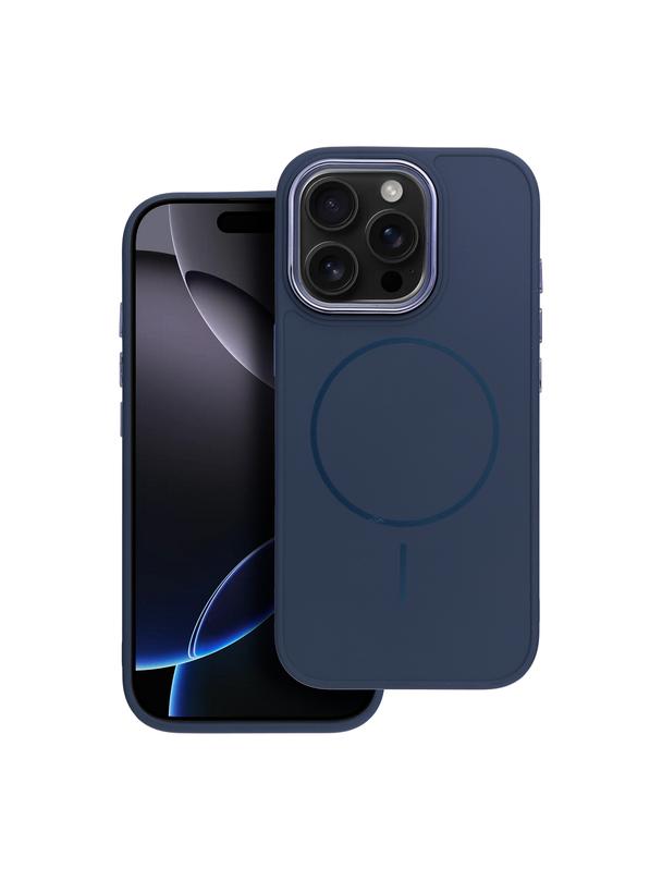 Futerał FRAME MAG COVER kompatybilny z MagSafe do IPHONE 13 PRO granatowy
