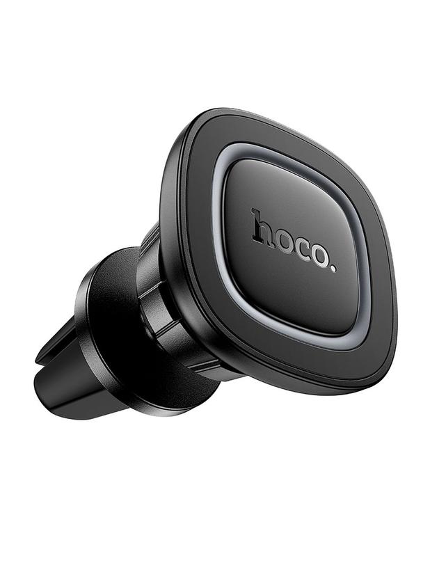 Uchwyt na telefon do samochodu magnetyczny Hoco do kratki H72 czarno szary