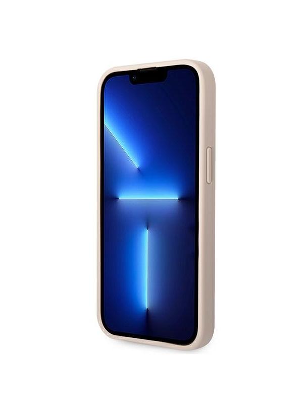 GUESS futerał do IPHONE 13 / 14 / 15 GUHCP14S4GMGPI (4G Big Metal Logo) różowy