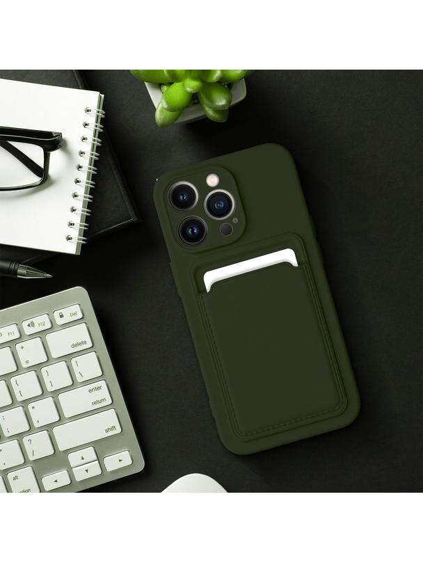 Futerał CARD CASE do IPHONE 16 Pro Max zielony