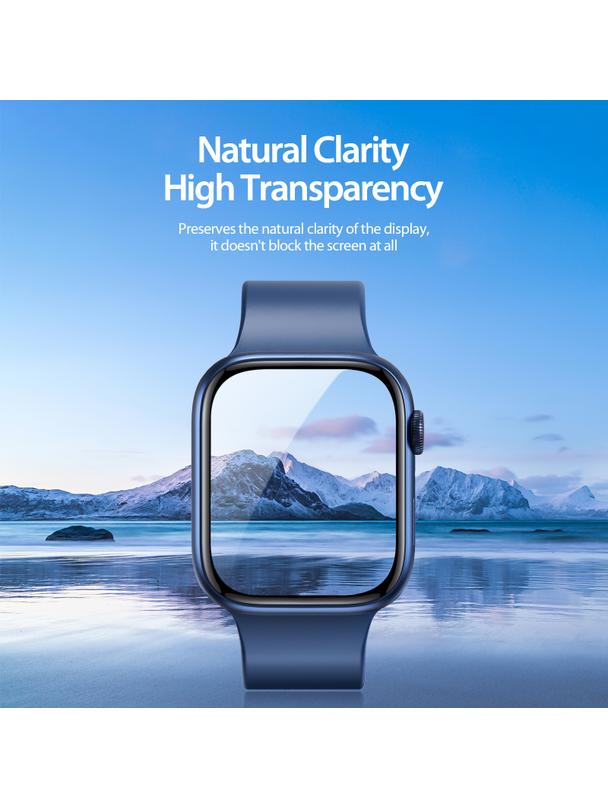 DUX DUCIS protektor PMMA z ramką do Apple Watch 10 46 mm czarne