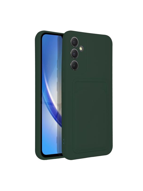 Futerał CARD CASE do SAMSUNG A34 5G zielony