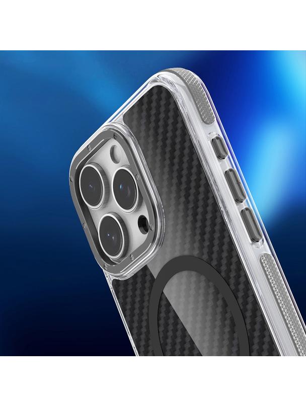 Futerał FIBER kompatybilny z MagSafe do XIAOMI Redmi Note 15 Pro 4G szary