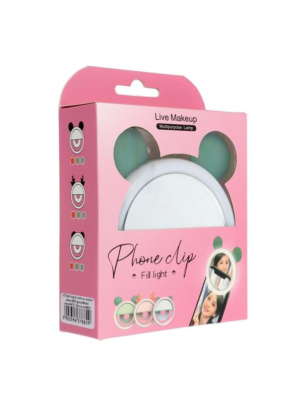 Lampa LED Ring do selfie na telefon RK12 zielony