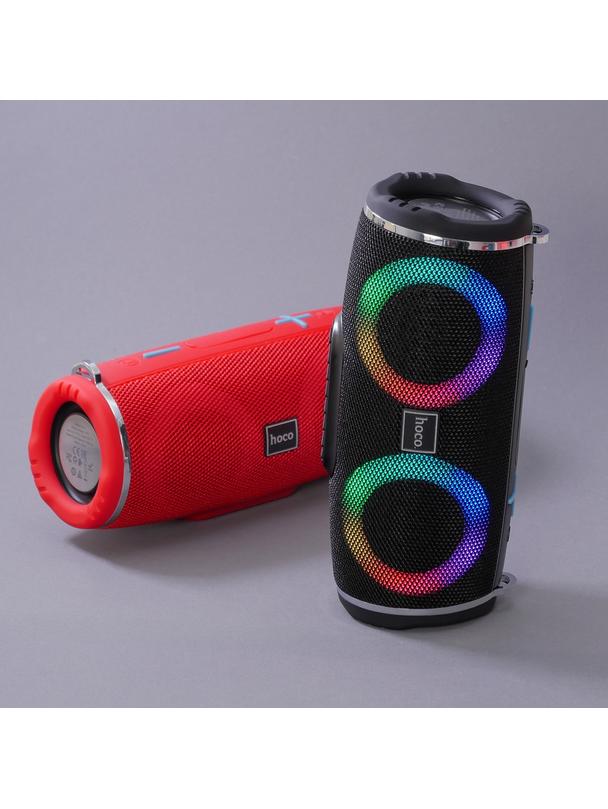 Głośnik bluetooth LED 2 x 5W 2h Hoco HC12 czarny