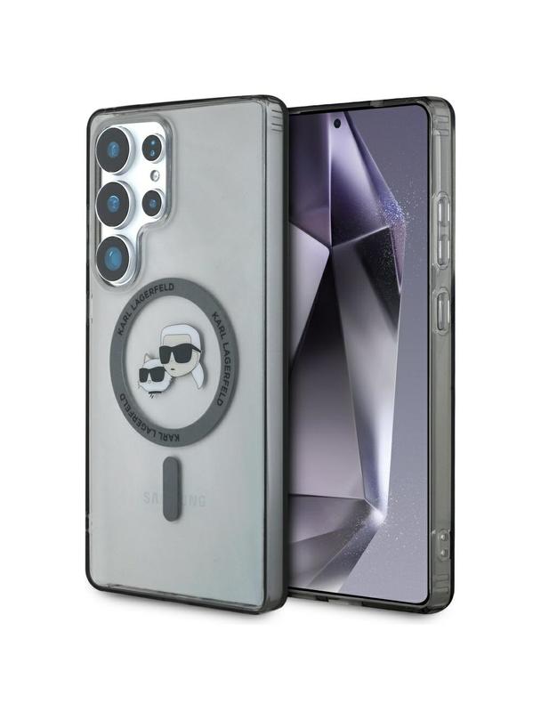 KARL LAGERFELD futerał do SAMSUNG S25 Ultra KLHMS25LHLSKCK (Magnetic IML Metal KC Heads) czarny