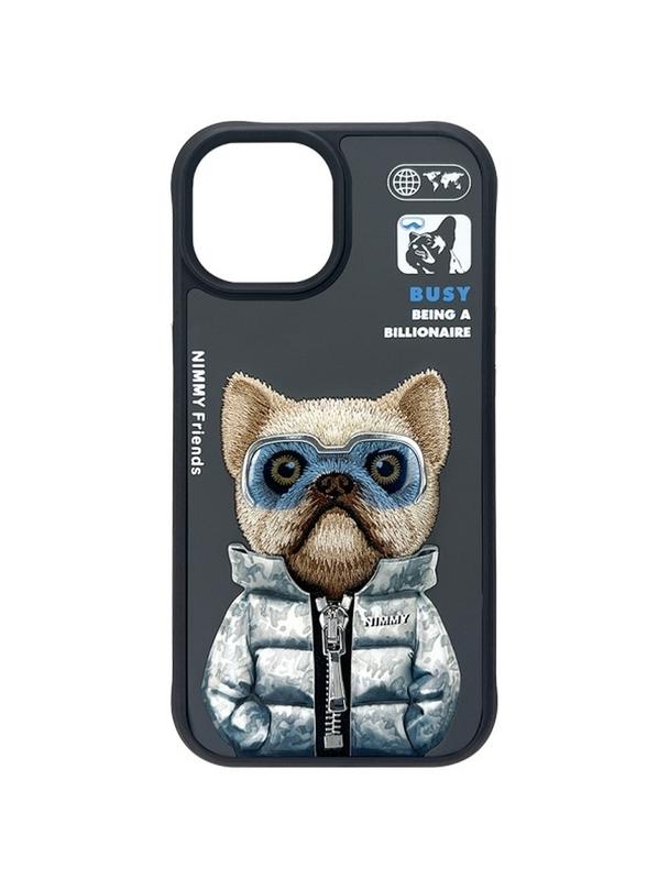 NIMMY futerał COOL&CUTE 2.0 Dog do IPHONE 15 czarny