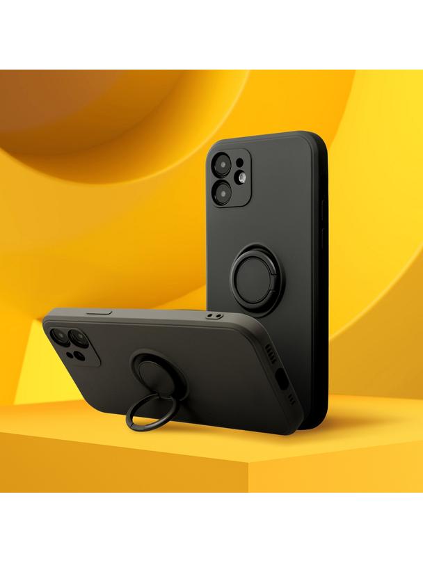 Futerał SILICONE RING do XIAOMI Redmi Note 14 5G czarny