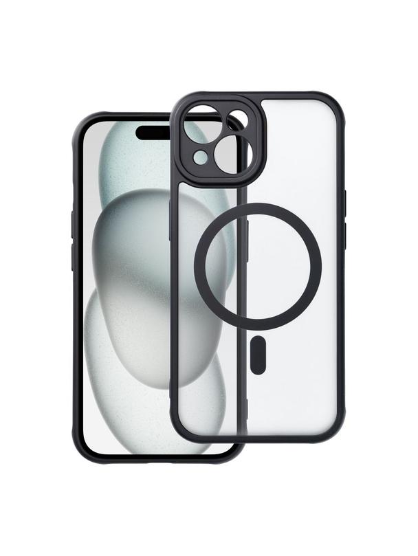 Futerał FULL MATTE MAG COVER kompatybilny z MagSafe do IPHONE 15 czarny