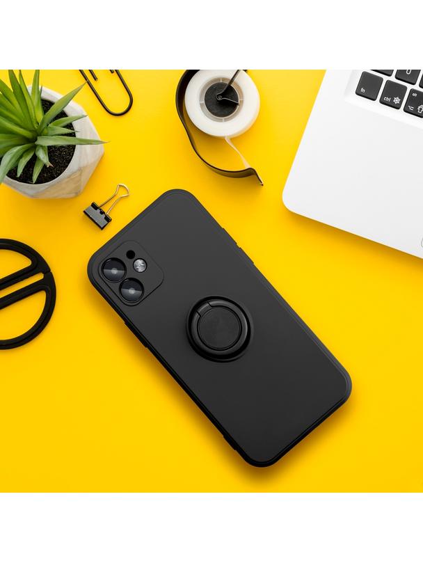 Futerał SILICONE RING do SAMSUNG A15 5G / A15 4G czarny