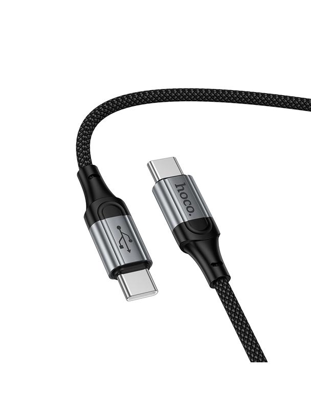 Kabel USB C do USB C Hoco PD 60W 1,5 m X121 czarny