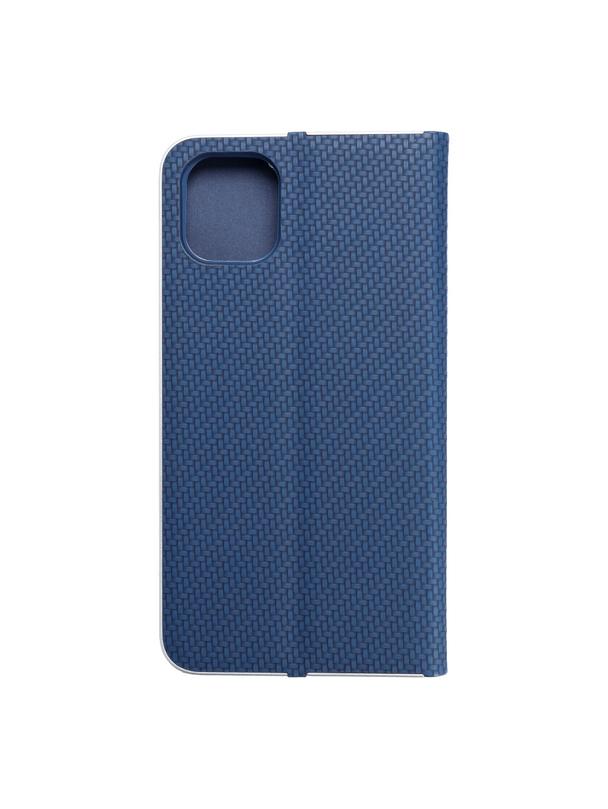 Kabura LUNA Book Carbon do IPHONE 11 niebieski
