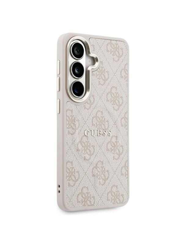GUESS futerał do SAMSUNG S26 Plus GUHMS26MP4MSEGCP (4G Embossed Ring MagSafe) różowy