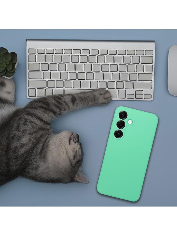 Futerał SILICONE 2mm do SAMSUNG A57 5G miętowy