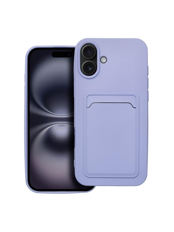 Futerał CARD CASE do IPHONE 16 Plus fioletowy