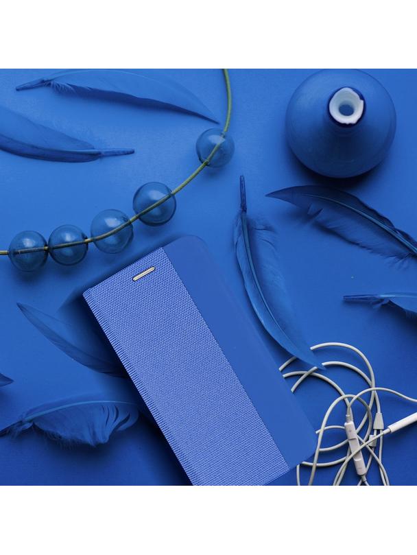 Kabura SENSITIVE Book do HUAWEI P30 Lite niebieski