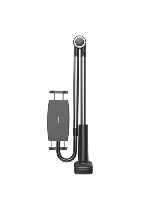 BASEUS uchwyt biurkowy obrotowy regulowany na telefon tablet 4,7" - 12,9" szary