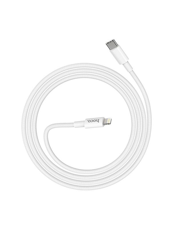 Kabel USB C do Lightning Hoco PD 3A 20W 1 m X56 biały
