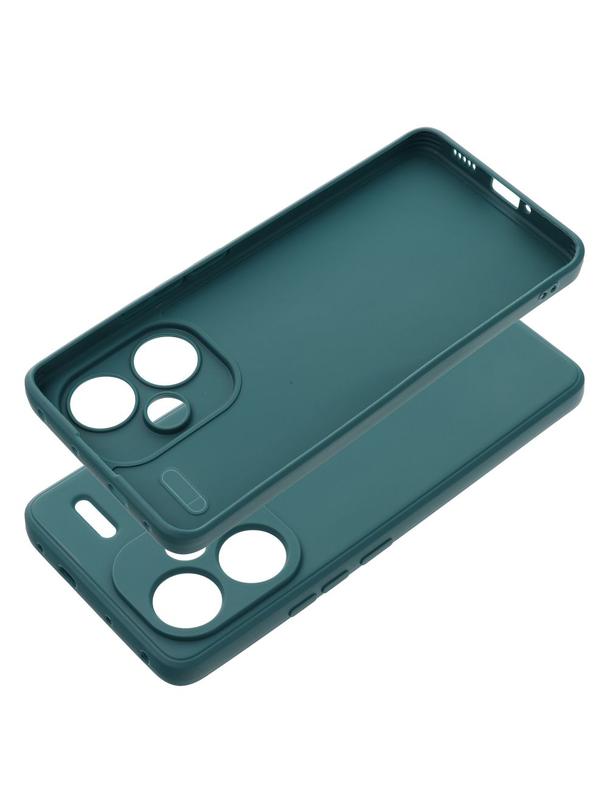 Futerał MATT do XIAOMI Redmi Note 13 Pro Plus 5G ciemnozielony