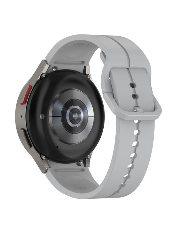 Pasek silikonowy do SAMSUNG Watch 4 / 5 szary (4)