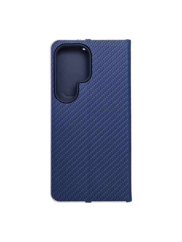 Kabura LUNA Book Carbon do SAMSUNG S25 Ultra niebieski