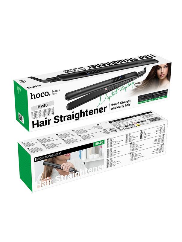 Prostownica do włosów Hoco HP40 czarna