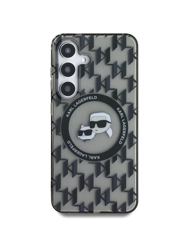 KARL LAGERFELD futerał do SAMSUNG S25 KLHMS25SHMCKMHK (Magnetic IML Metal Monogram KC Heads) czarny