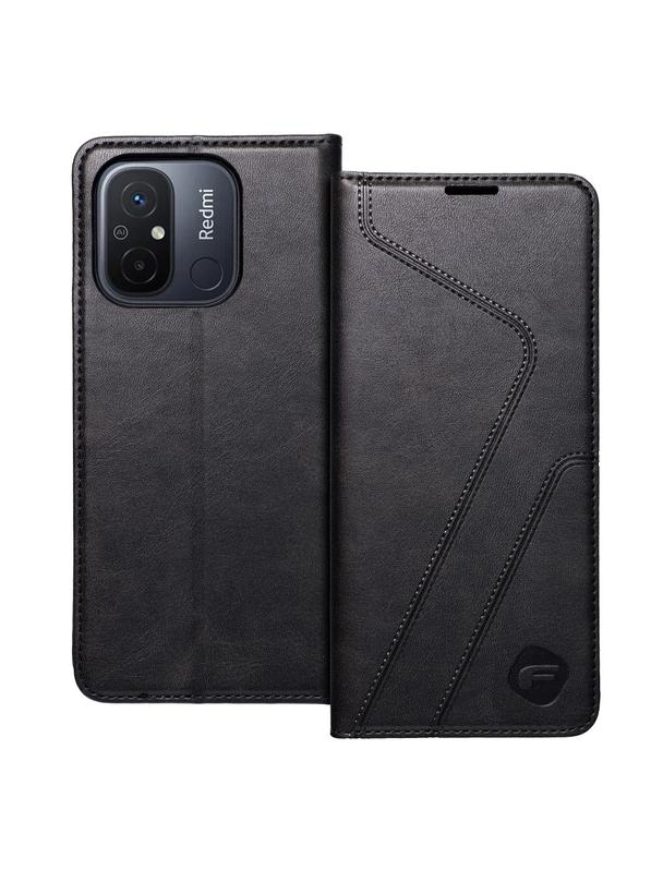 Kabura na Xiaomi Redmi 12c Forcell F-Protect RFID Blocker Book czarny