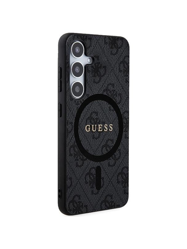 GUESS futerał do SAMSUNG S24 kompatybilny z MagSafe GUHCS24SGF4GGR (4G Ring classic logo) czarny