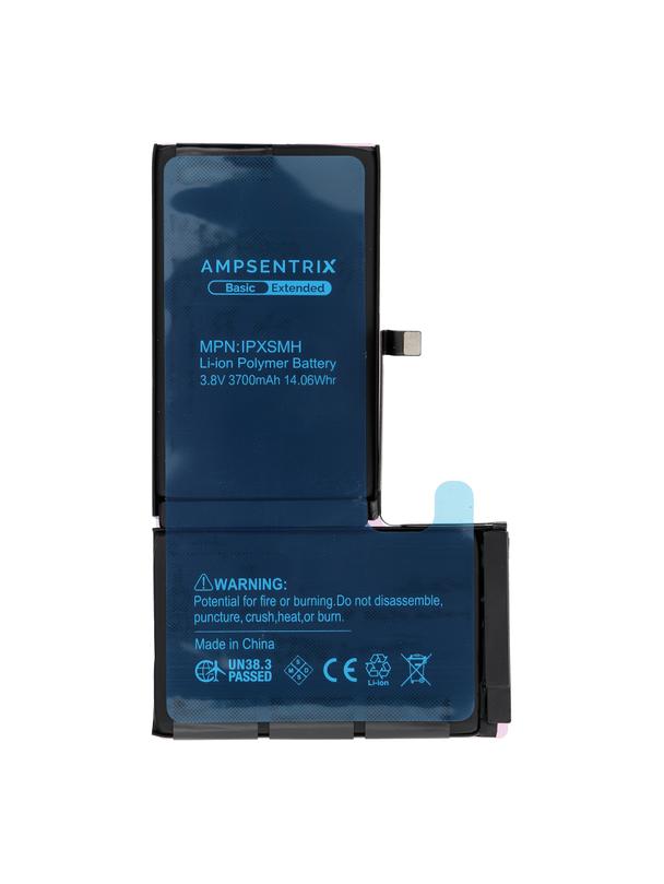 AmpSentrix Basic bateria do iPhone XS Max (zwiększona pojemność 3700 mAh)