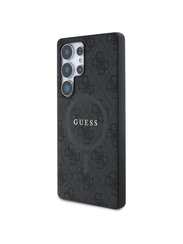 GUESS futerał do SAMSUNG S25 Ultra GUHMS25LG4GFRK (Magnetic PU 4G Ring Classic Logo) czarny