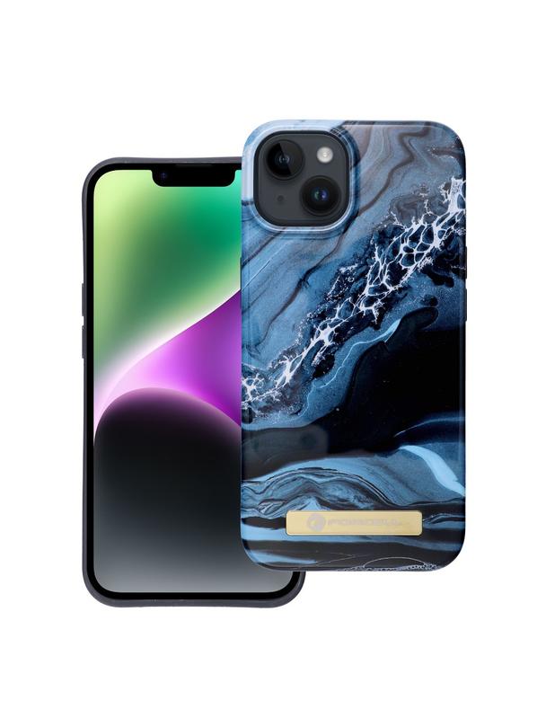 Etui na iPhone 14 Forcell F-Protect Mirage zgodny z MagSafe ocean marble