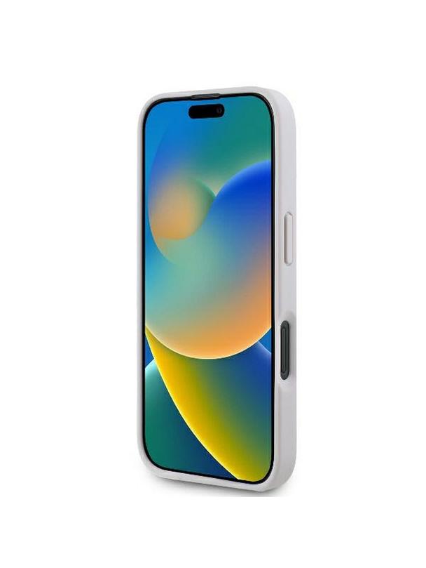 GUESS futerał do IPHONE 16 Plus GUHCP16MP4TDPP (PU Leather 4G Triangle Strass) różowy