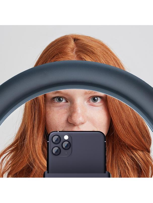 Lampa LED Ring Stream RGB pierścieniowa 13" z uchwytem na telefon + statyw czarna