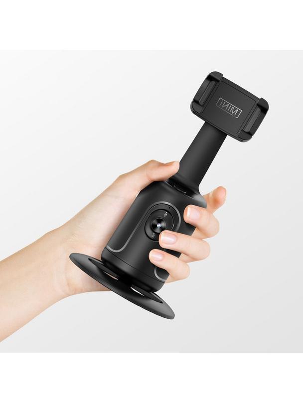 Uchwyt biurkowy z inteligentnym rozpoznawaniem twarzy i gestów P1 czarny